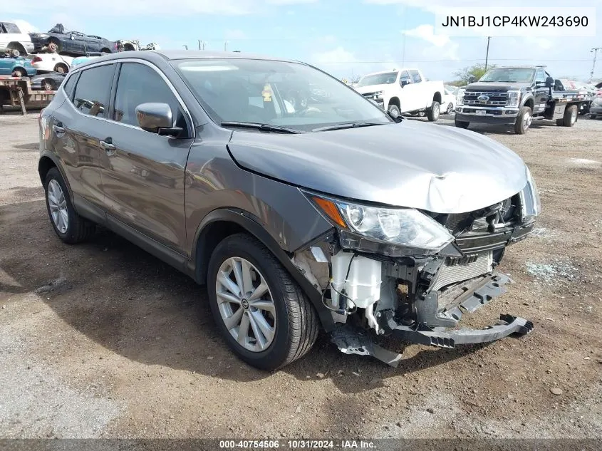 2019 Nissan Rogue Sport S VIN: JN1BJ1CP4KW243690 Lot: 40754506