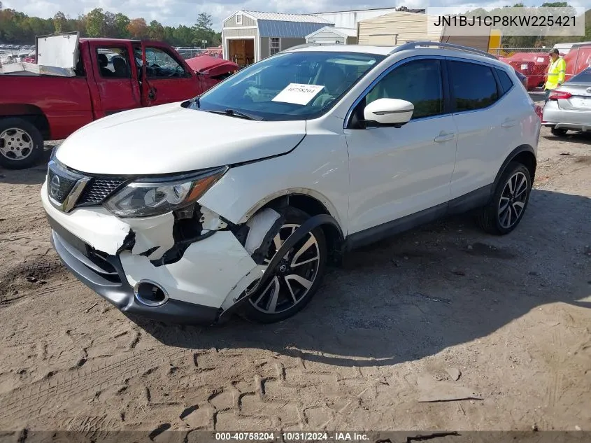 2019 Nissan Rogue Sport Sl VIN: JN1BJ1CP8KW225421 Lot: 40758204