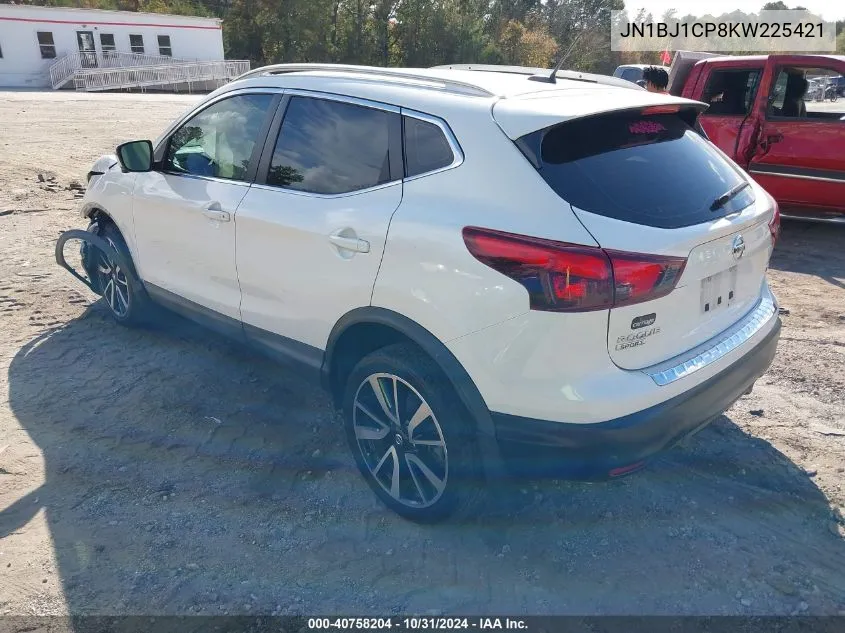 2019 Nissan Rogue Sport Sl VIN: JN1BJ1CP8KW225421 Lot: 40758204