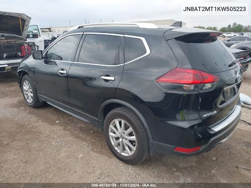 2019 Nissan Rogue Sv VIN: JN8AT2MT1KW505223 Lot: 40764159