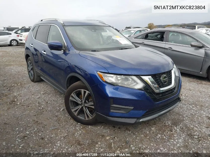 5N1AT2MTXKC823804 2019 Nissan Rogue Sv