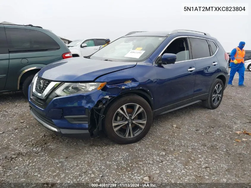 5N1AT2MTXKC823804 2019 Nissan Rogue Sv