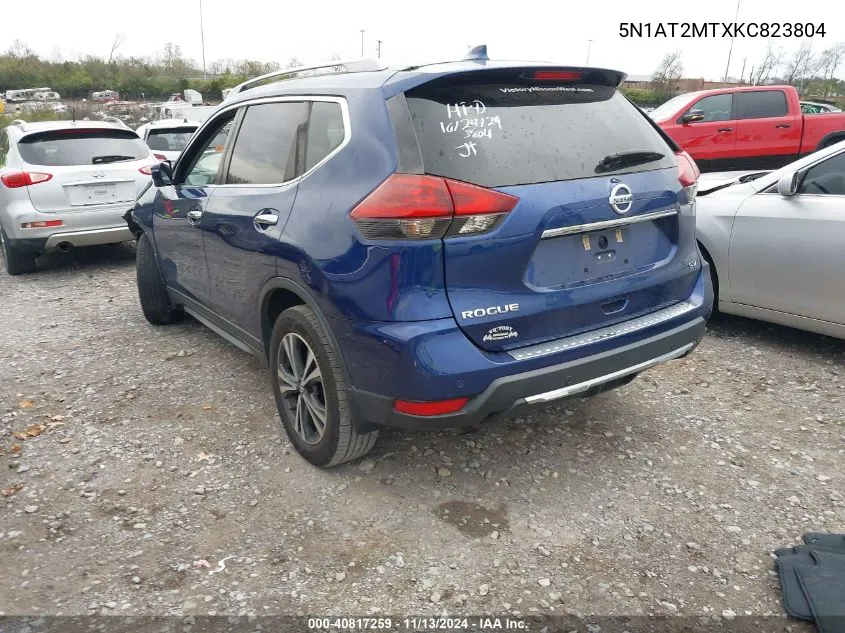 5N1AT2MTXKC823804 2019 Nissan Rogue Sv