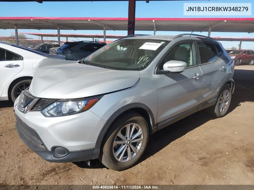 2019 Nissan Rogue Sport Sv VIN: JN1BJ1CR8KW348279 Lot: 40825614