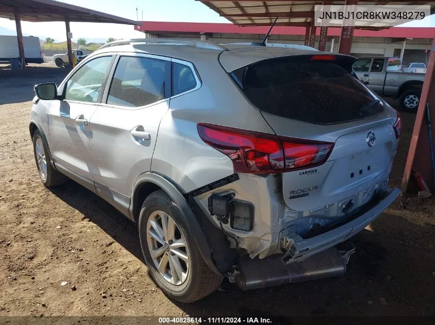 2019 Nissan Rogue Sport Sv VIN: JN1BJ1CR8KW348279 Lot: 40825614