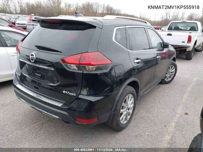 KNMAT2MV1KP555918 2019 Nissan Rogue Sv