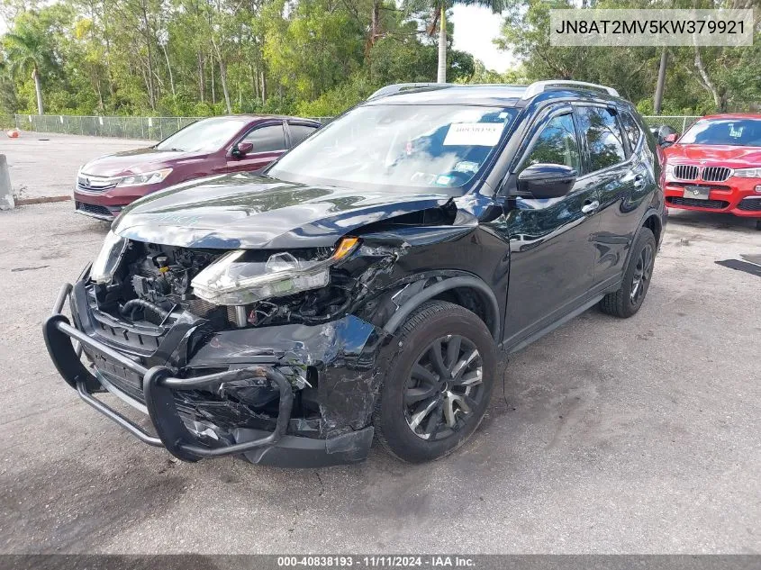 2019 Nissan Rogue Sv VIN: JN8AT2MV5KW379921 Lot: 40838193