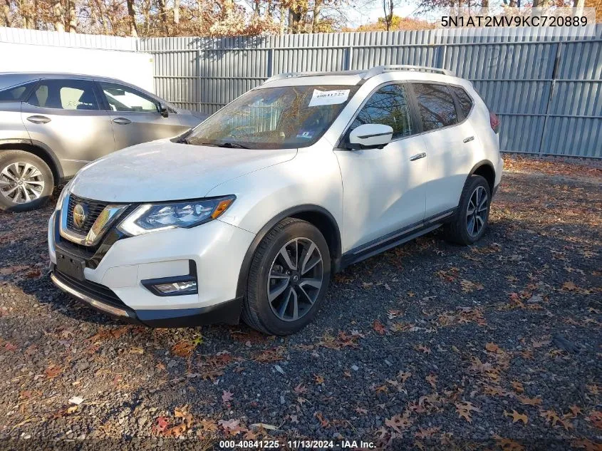 5N1AT2MV9KC720889 2019 Nissan Rogue Sl