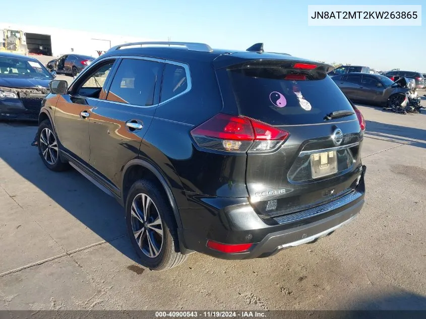 2019 Nissan Rogue Sv VIN: JN8AT2MT2KW263865 Lot: 40900543