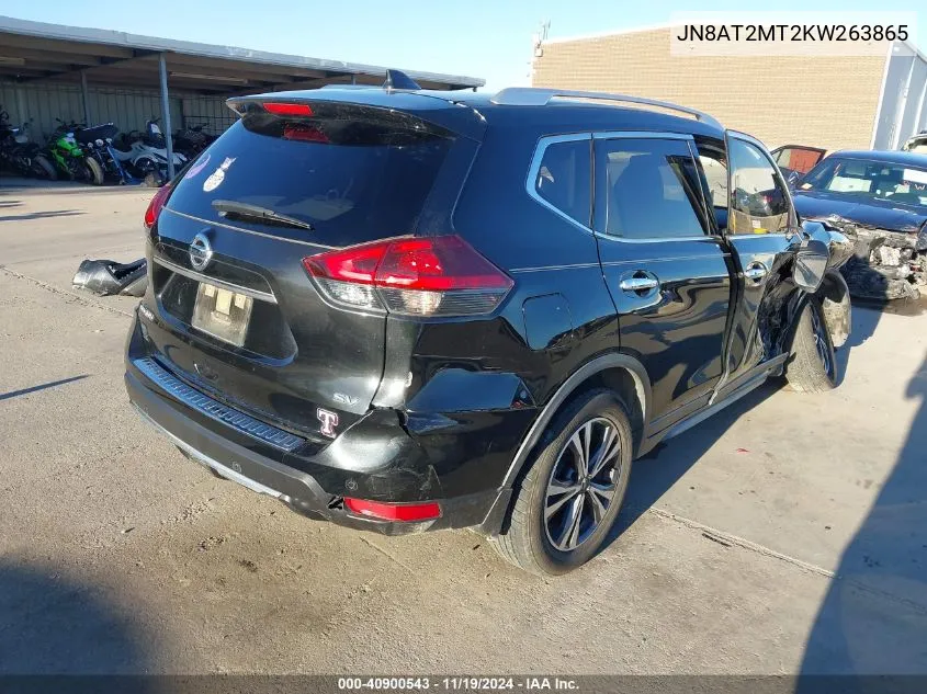 2019 Nissan Rogue Sv VIN: JN8AT2MT2KW263865 Lot: 40900543