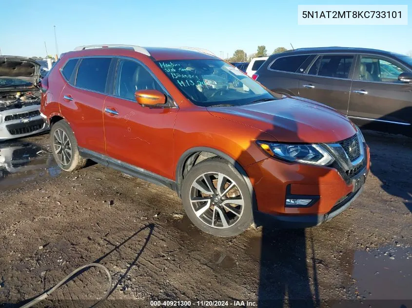 2019 Nissan Rogue Sl VIN: 5N1AT2MT8KC733101 Lot: 40921300