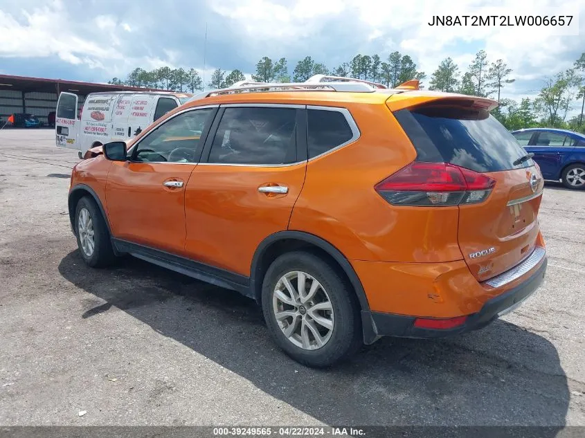 2020 Nissan Rogue Sv Fwd VIN: JN8AT2MT2LW006657 Lot: 39249565