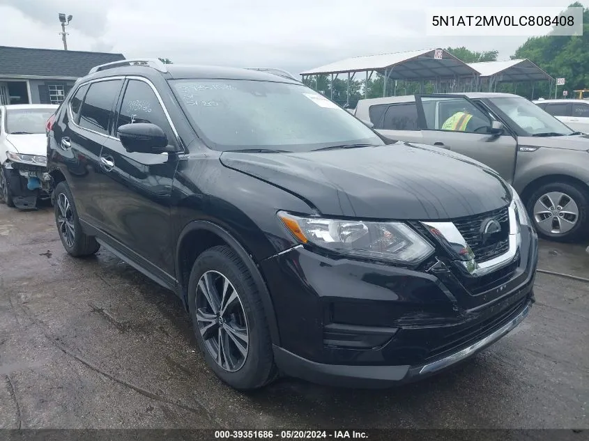 2020 Nissan Rogue Sv Intelligent Awd VIN: 5N1AT2MV0LC808408 Lot: 39351686