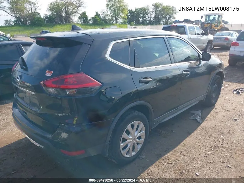 JN8AT2MT5LW008175 2020 Nissan Rogue S Fwd