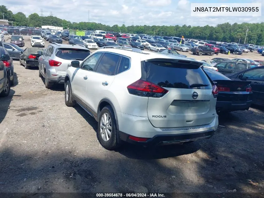 2020 Nissan Rogue Sv Fwd VIN: JN8AT2MT9LW030955 Lot: 39554678