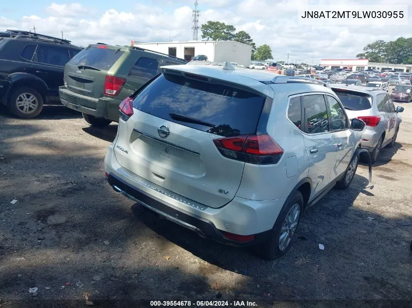 2020 Nissan Rogue Sv Fwd VIN: JN8AT2MT9LW030955 Lot: 39554678