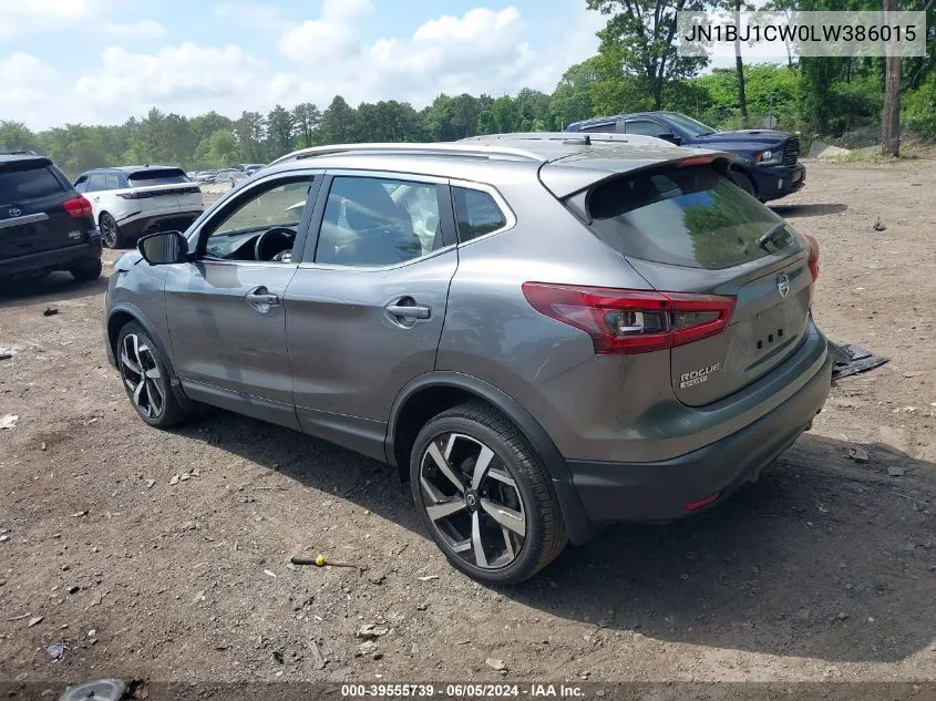 2020 Nissan Rogue Sport Sl Awd Xtronic Cvt VIN: JN1BJ1CW0LW386015 Lot: 39555739