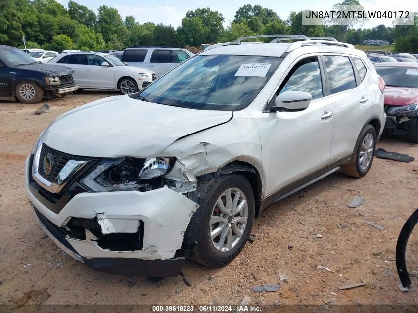 2020 Nissan Rogue Sv Fwd VIN: JN8AT2MT5LW040172 Lot: 39618223