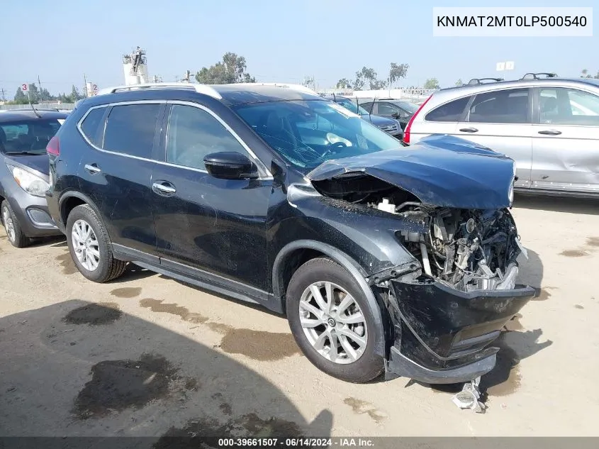 2020 Nissan Rogue Sv Fwd VIN: KNMAT2MT0LP500540 Lot: 39661507