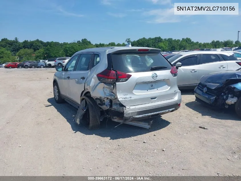 2020 Nissan Rogue S Intelligent Awd VIN: 5N1AT2MV2LC710156 Lot: 39663172