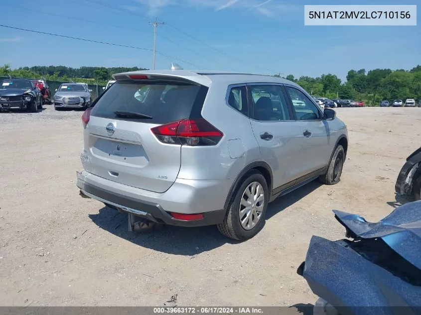 2020 Nissan Rogue S Intelligent Awd VIN: 5N1AT2MV2LC710156 Lot: 39663172