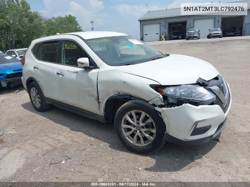 2020 Nissan Rogue Sv Fwd VIN: 5N1AT2MT3LC792476 Lot: 39663391