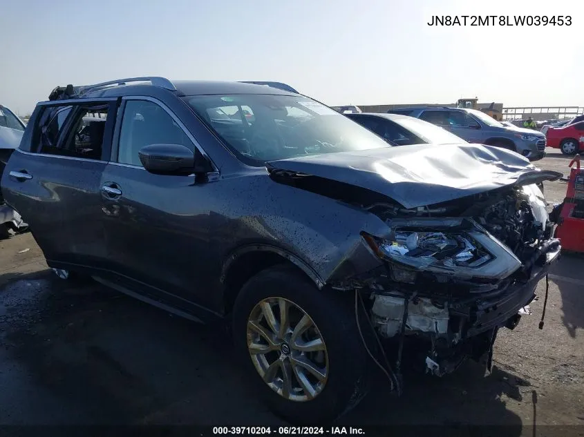 2020 Nissan Rogue Sv Fwd VIN: JN8AT2MT8LW039453 Lot: 39710204