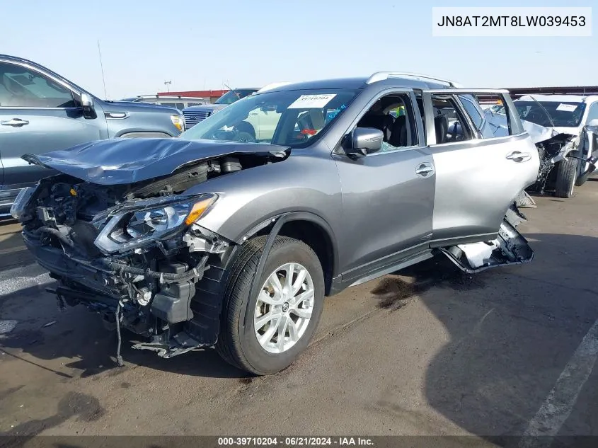 2020 Nissan Rogue Sv Fwd VIN: JN8AT2MT8LW039453 Lot: 39710204