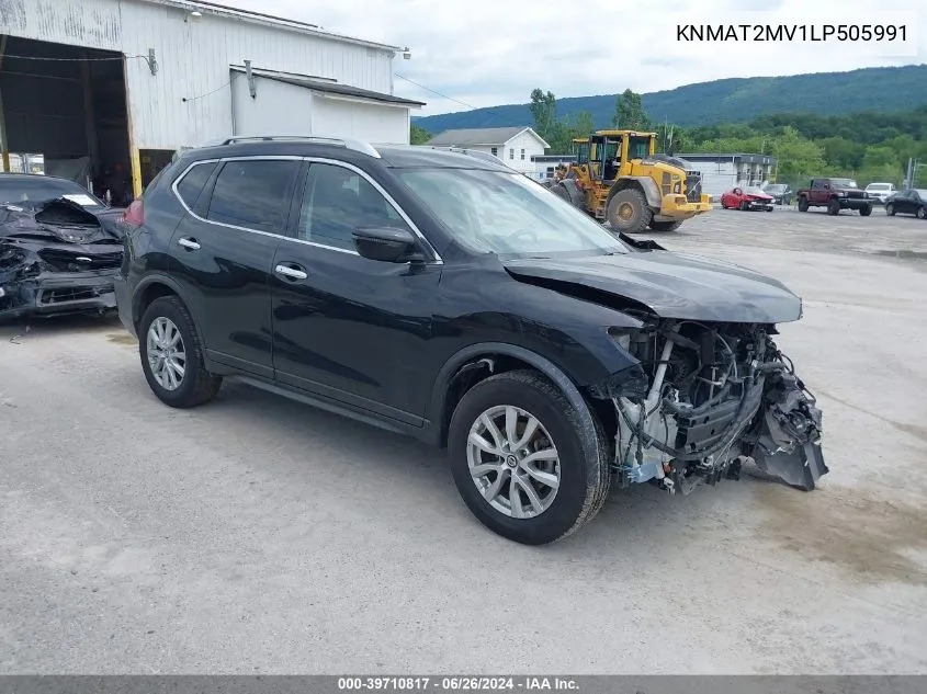 2020 Nissan Rogue Sv Intelligent Awd VIN: KNMAT2MV1LP505991 Lot: 39710817