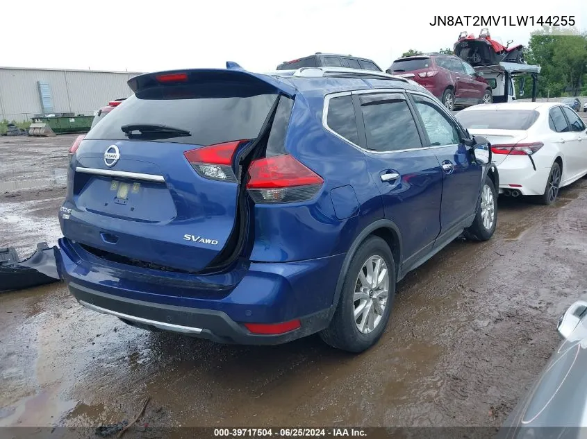 2020 Nissan Rogue Sv Intelligent Awd VIN: JN8AT2MV1LW144255 Lot: 39717504