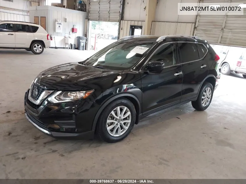 2020 Nissan Rogue Sv Fwd VIN: JN8AT2MT5LW010072 Lot: 39768637