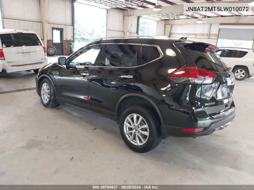 2020 Nissan Rogue Sv Fwd VIN: JN8AT2MT5LW010072 Lot: 39768637