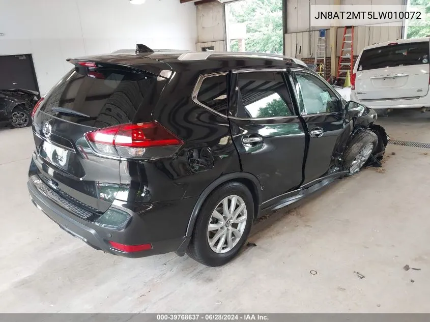 2020 Nissan Rogue Sv Fwd VIN: JN8AT2MT5LW010072 Lot: 39768637