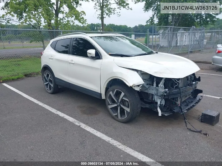 2020 Nissan Rogue Sport Sl Awd Xtronic Cvt VIN: JN1BJ1CW4LW363126 Lot: 39803134