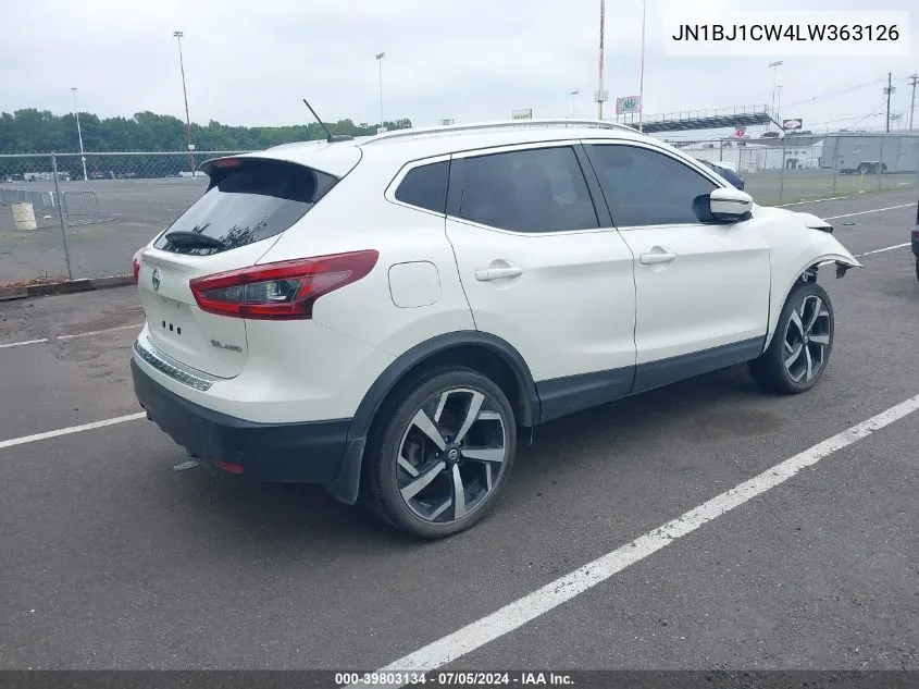 2020 Nissan Rogue Sport Sl Awd Xtronic Cvt VIN: JN1BJ1CW4LW363126 Lot: 39803134