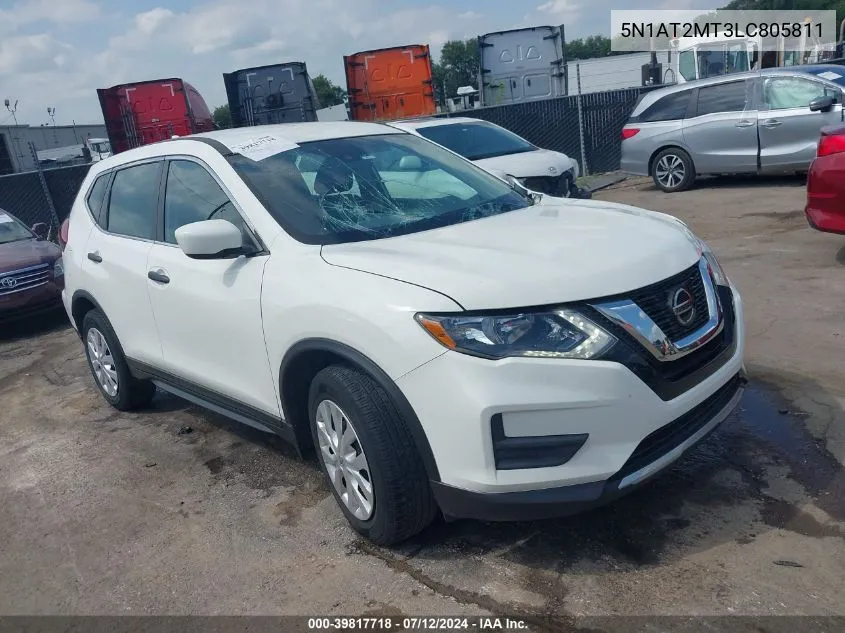 2020 Nissan Rogue S Fwd VIN: 5N1AT2MT3LC805811 Lot: 39817718