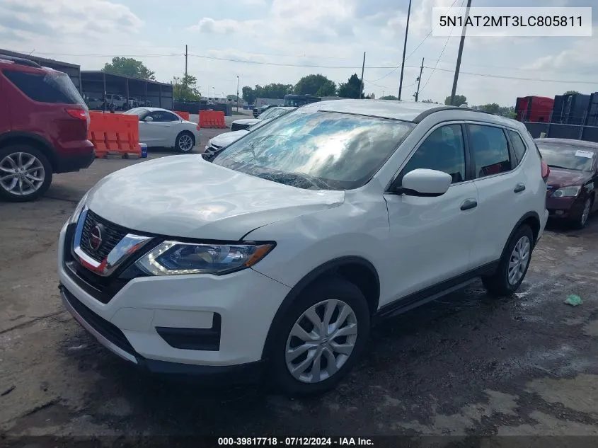 2020 Nissan Rogue S Fwd VIN: 5N1AT2MT3LC805811 Lot: 39817718