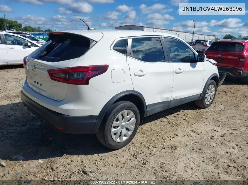 2020 Nissan Rogue Sport S Fwd Xtronic Cvt VIN: JN1BJ1CV4LW263096 Lot: 39822622