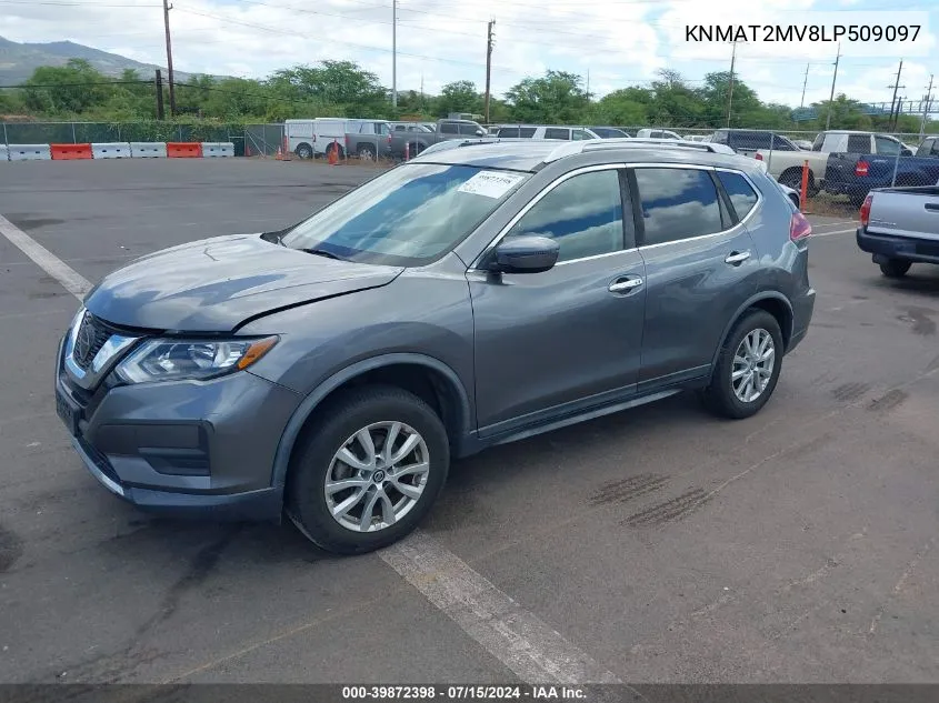 2020 Nissan Rogue Sv Intelligent Awd VIN: KNMAT2MV8LP509097 Lot: 39872398