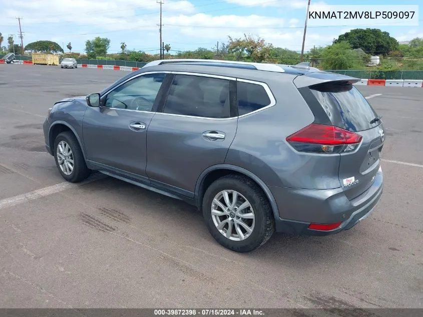 2020 Nissan Rogue Sv Intelligent Awd VIN: KNMAT2MV8LP509097 Lot: 39872398