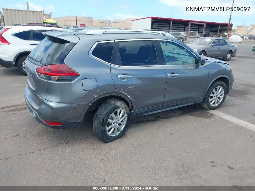 2020 Nissan Rogue Sv Intelligent Awd VIN: KNMAT2MV8LP509097 Lot: 39872398