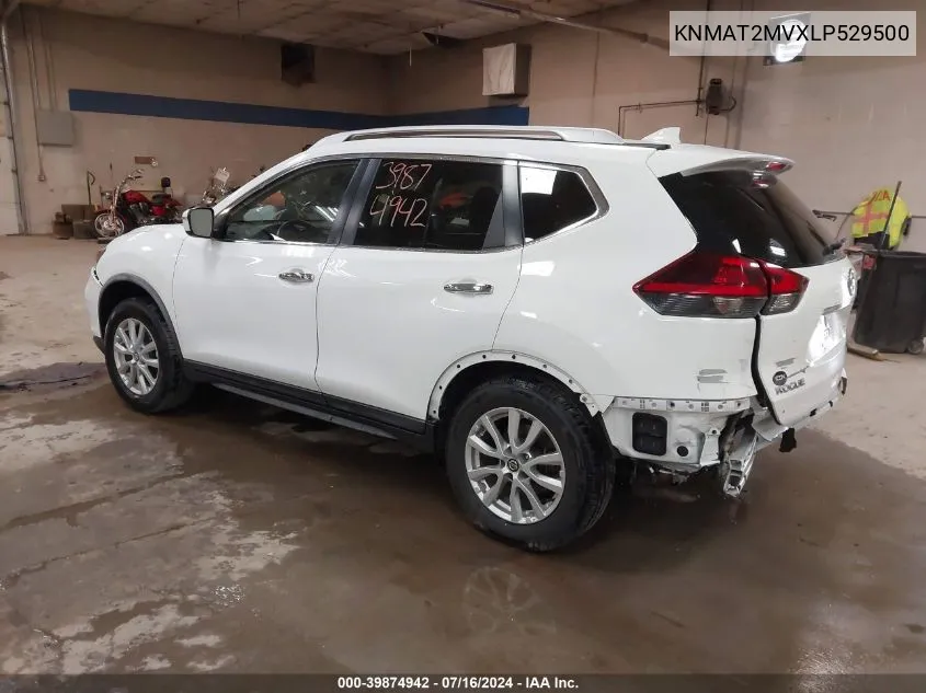 2020 Nissan Rogue S/Sv VIN: KNMAT2MVXLP529500 Lot: 39874942