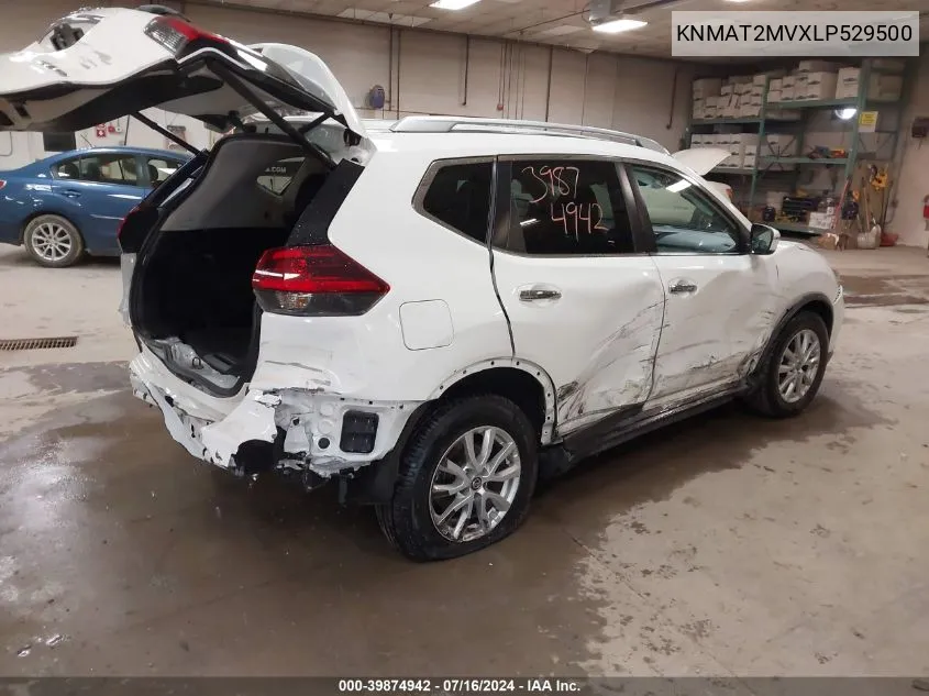 2020 Nissan Rogue S/Sv VIN: KNMAT2MVXLP529500 Lot: 39874942