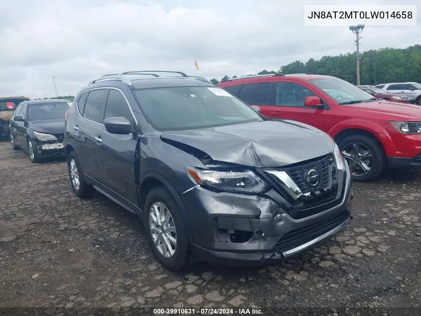 2020 Nissan Rogue Sv Fwd VIN: JN8AT2MT0LW014658 Lot: 39910631