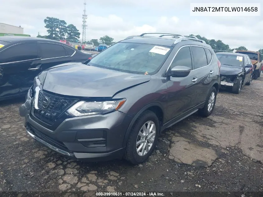 2020 Nissan Rogue Sv Fwd VIN: JN8AT2MT0LW014658 Lot: 39910631