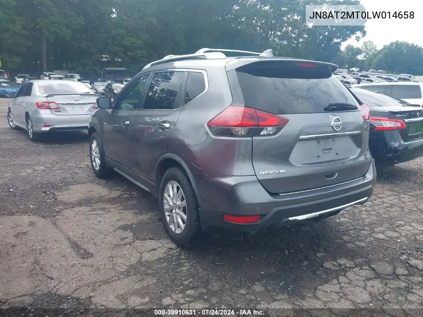 2020 Nissan Rogue Sv Fwd VIN: JN8AT2MT0LW014658 Lot: 39910631