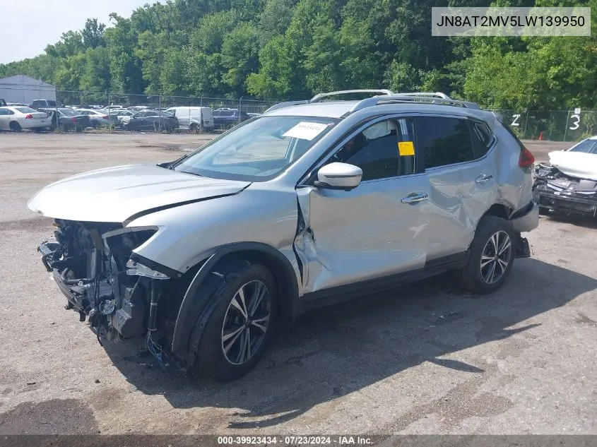 2020 Nissan Rogue Sv Intelligent Awd VIN: JN8AT2MV5LW139950 Lot: 39923434