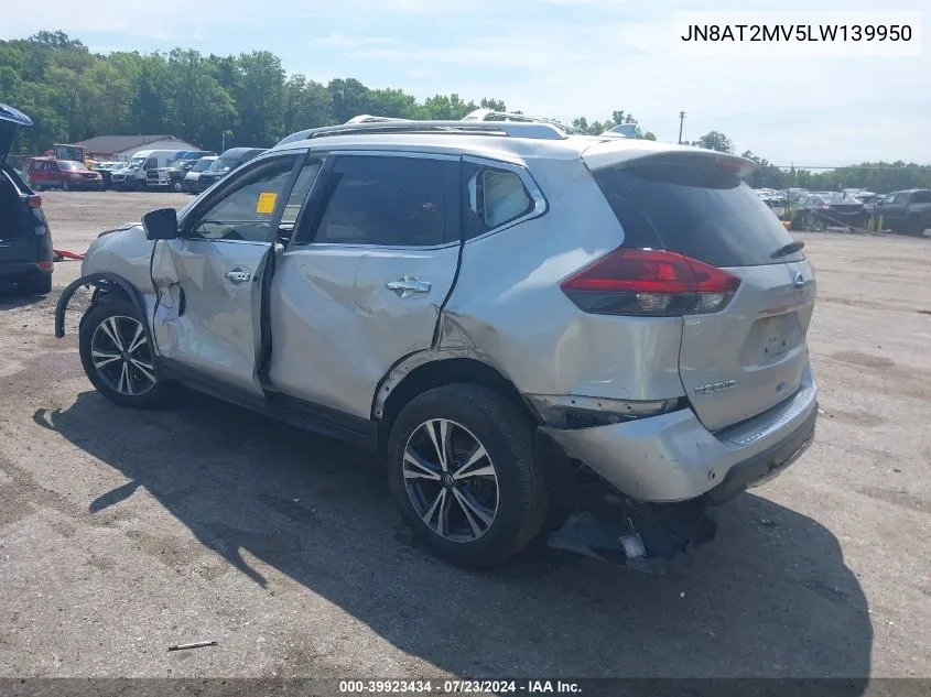 2020 Nissan Rogue Sv Intelligent Awd VIN: JN8AT2MV5LW139950 Lot: 39923434