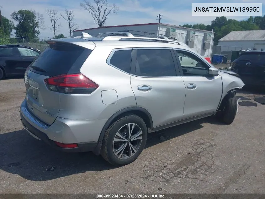 2020 Nissan Rogue Sv Intelligent Awd VIN: JN8AT2MV5LW139950 Lot: 39923434