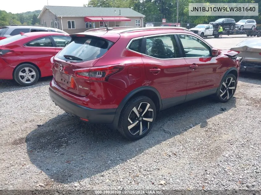 2020 Nissan Rogue Sport Sl Awd Xtronic Cvt VIN: JN1BJ1CW9LW381640 Lot: 39930209